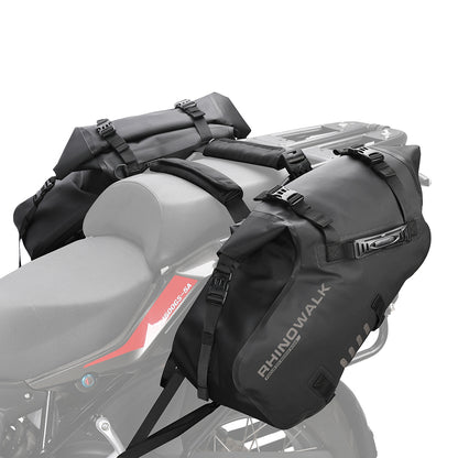 Rhinowalk Motorcycle Saddle Bags Waterproof 18L/28L/48L Universal Motorbike Side Pannier Bag