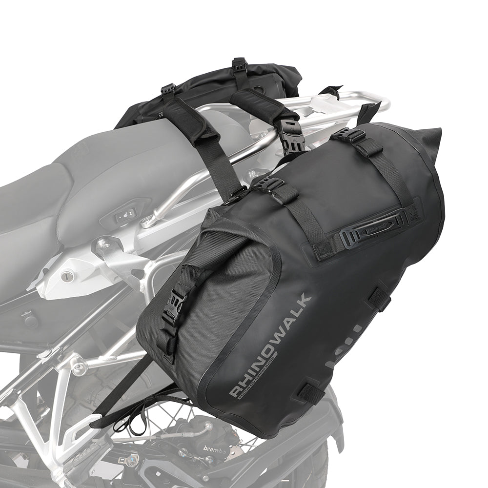 Rhinowalk Motorcycle Saddle Bags Waterproof 18L/28L/48L Universal Motorbike Side Pannier Bag