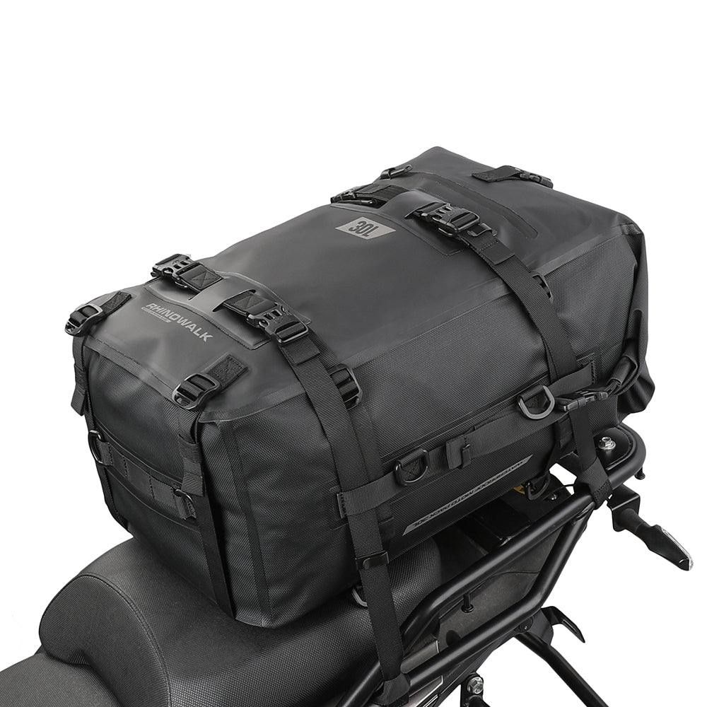 Rhinowalk Motorcycle Tail Bag Motorbike Side Bag 30L Full Waterproof