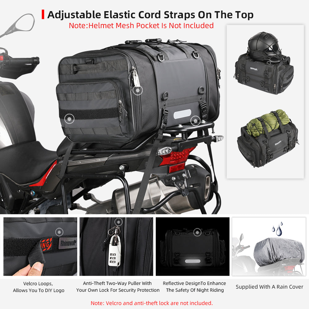 Motorcycle store luggage bag