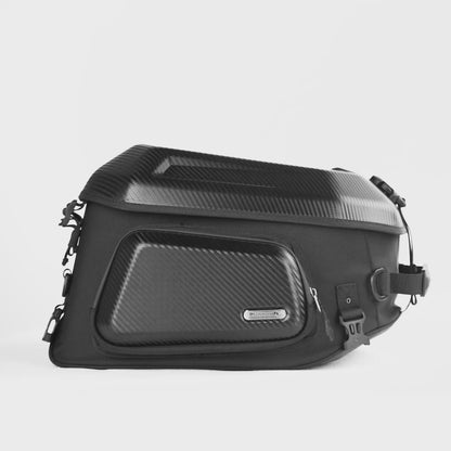 Rhinowalk Motorcycle Tail Bag Waterproof 23-35L Hard Shell